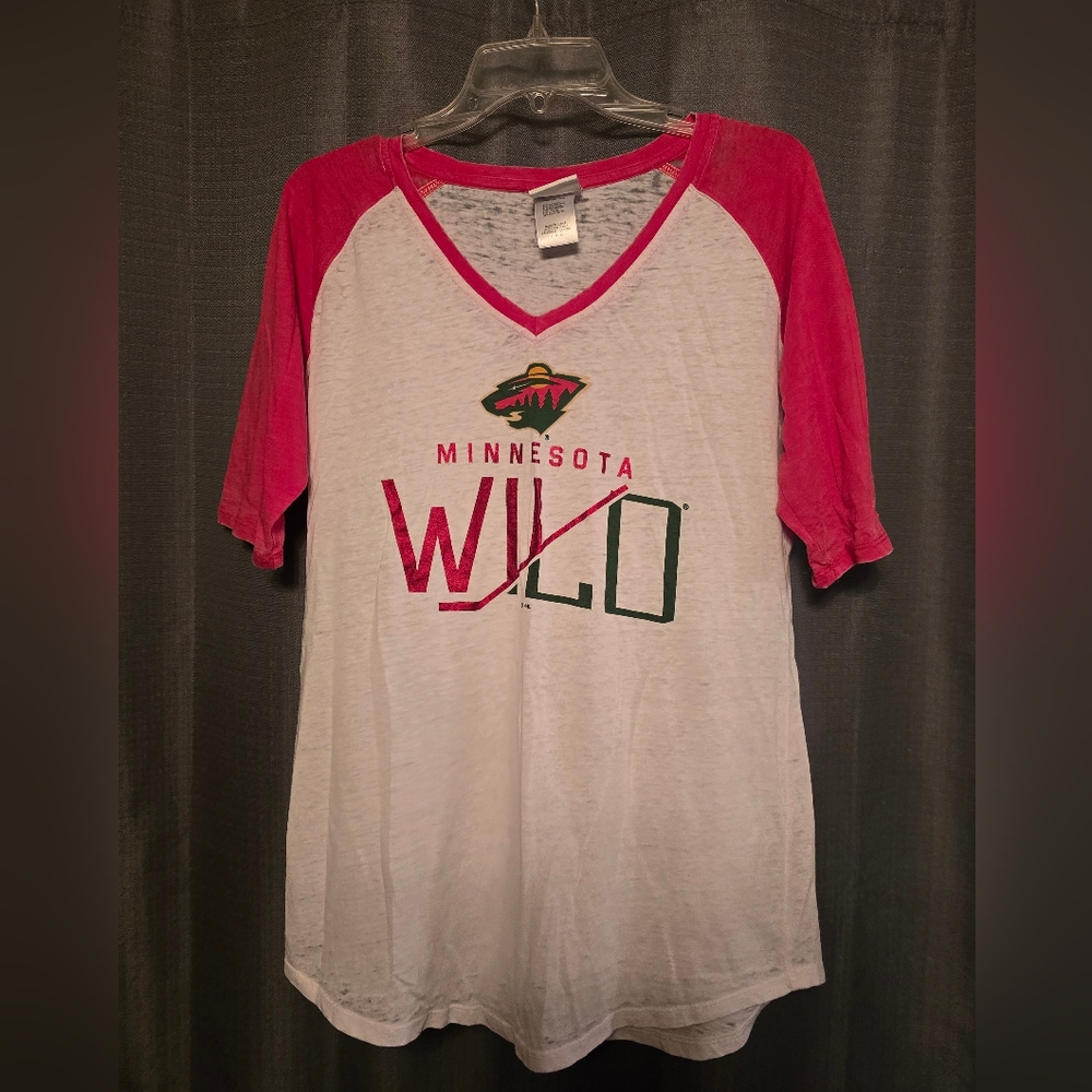 MN Wild V-Neck T-Shirt